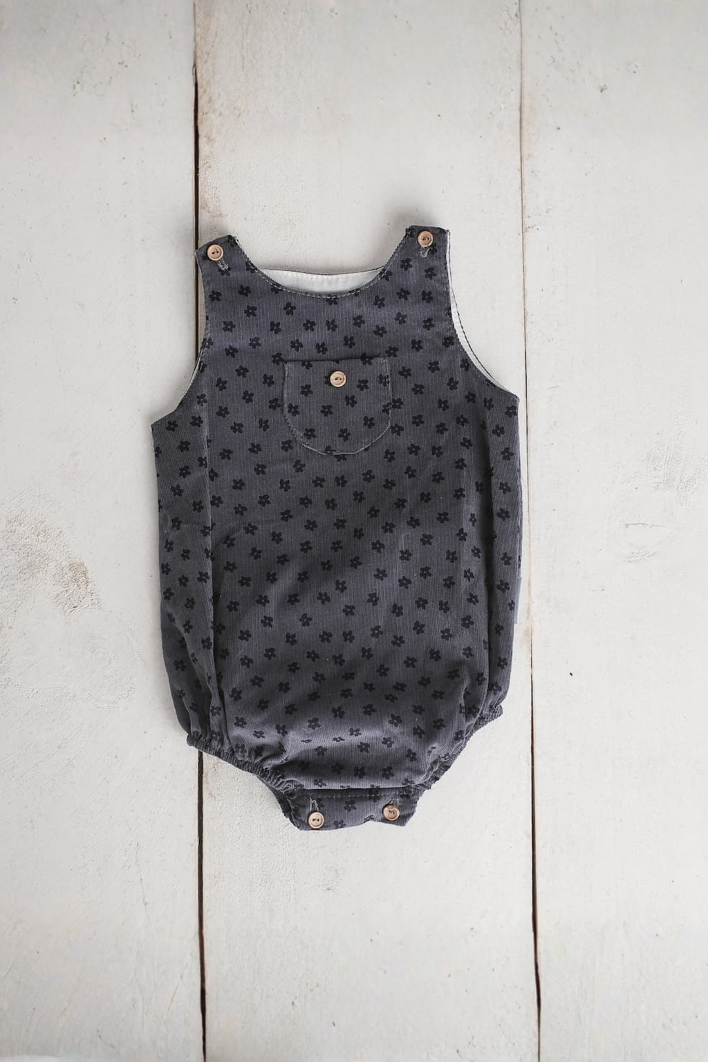 Pelele Pana Print Grey